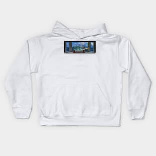 Ship in a Bottle Kids Hoodie